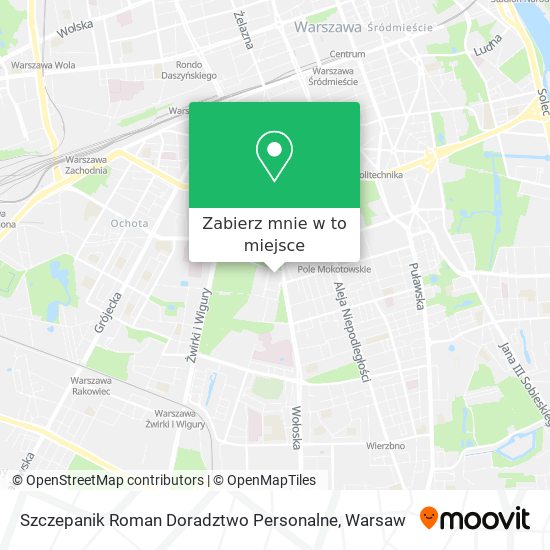 Mapa Szczepanik Roman Doradztwo Personalne