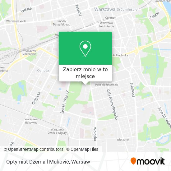 Mapa Optymist Džemail Muković