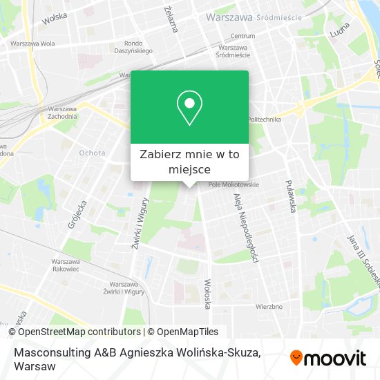 Mapa Masconsulting A&B Agnieszka Wolińska-Skuza