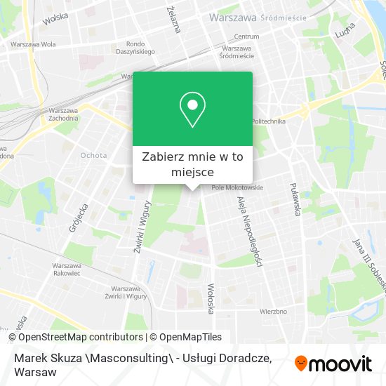 Mapa Marek Skuza \Masconsulting\ - Usługi Doradcze