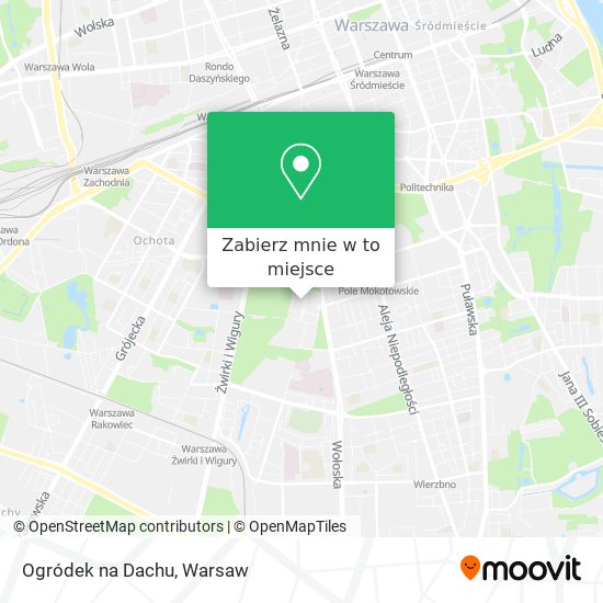 Mapa Ogródek na Dachu