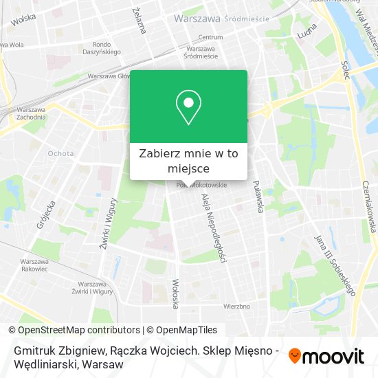 Mapa Gmitruk Zbigniew, Rączka Wojciech. Sklep Mięsno - Wędliniarski