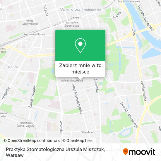 Mapa Praktyka Stomatologiczna Urszula Miszczak