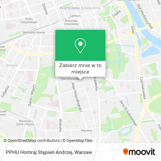 Mapa PPHU Homraj Stępień Andrzej