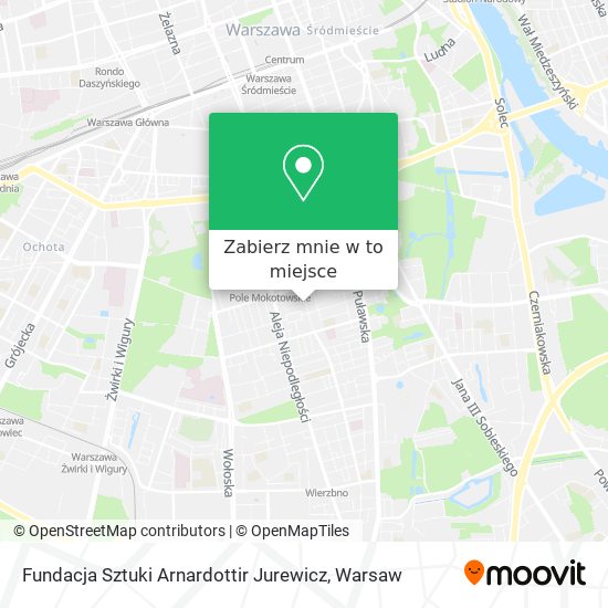 Mapa Fundacja Sztuki Arnardottir Jurewicz