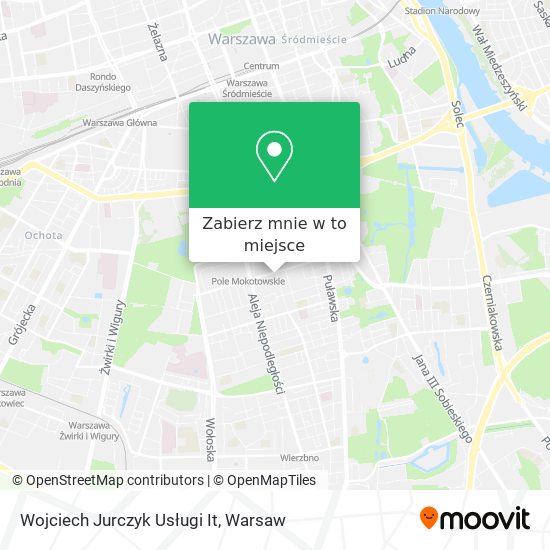 Mapa Wojciech Jurczyk Usługi It