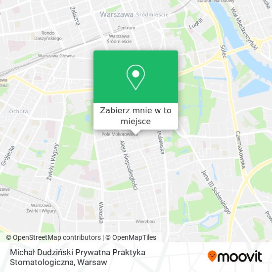 Mapa Michał Dudziński Prywatna Praktyka Stomatologiczna