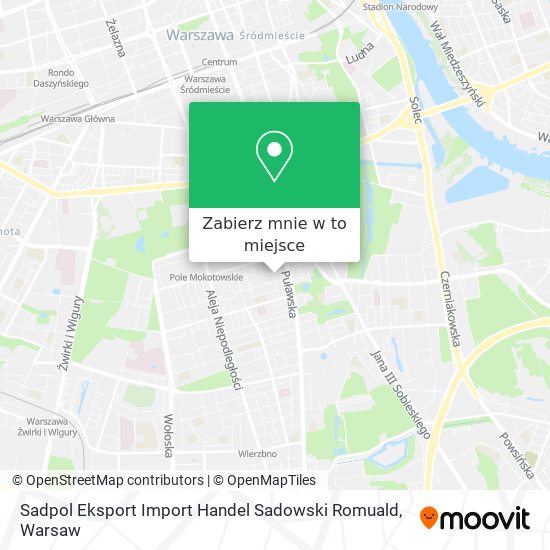 Mapa Sadpol Eksport Import Handel Sadowski Romuald