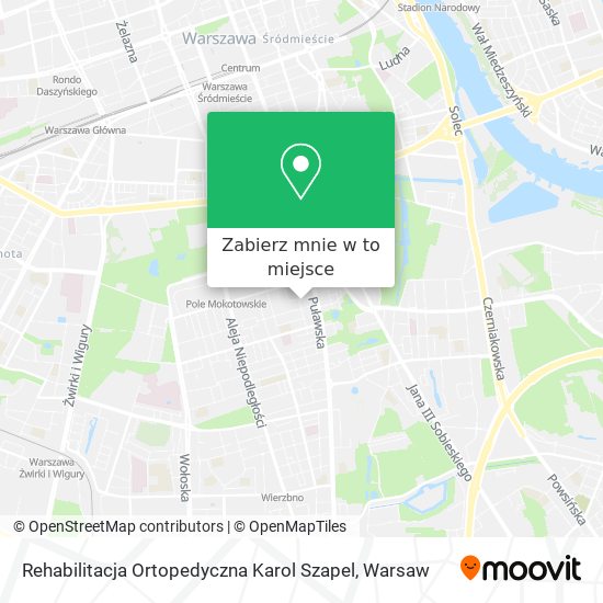 Mapa Rehabilitacja Ortopedyczna Karol Szapel