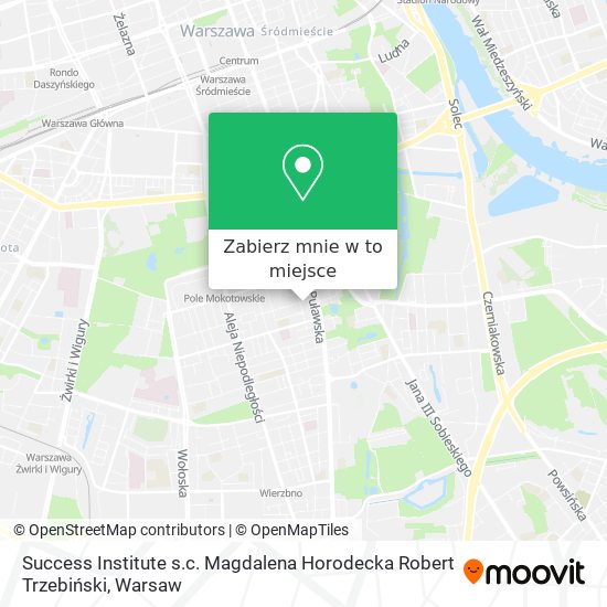 Mapa Success Institute s.c. Magdalena Horodecka Robert Trzebiński