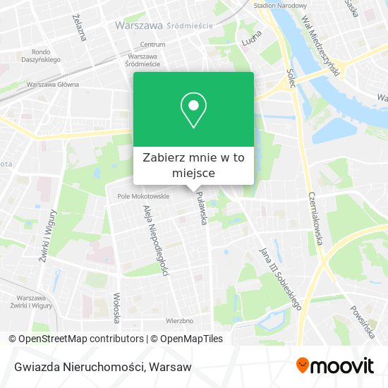 Mapa Gwiazda Nieruchomości