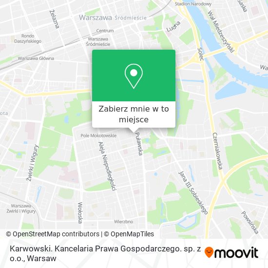 Mapa Karwowski. Kancelaria Prawa Gospodarczego. sp. z o.o.