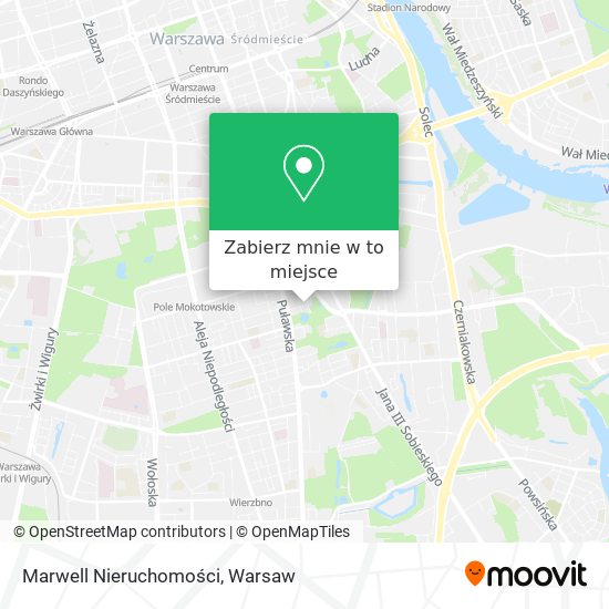 Mapa Marwell Nieruchomości