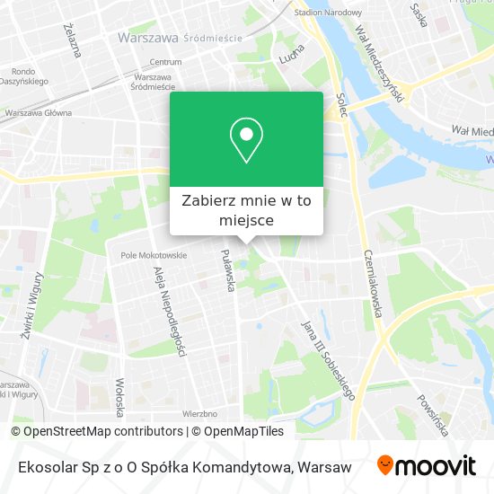 Mapa Ekosolar Sp z o O Spółka Komandytowa