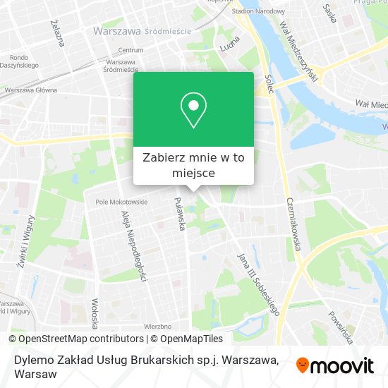 Mapa Dylemo Zakład Usług Brukarskich sp.j. Warszawa