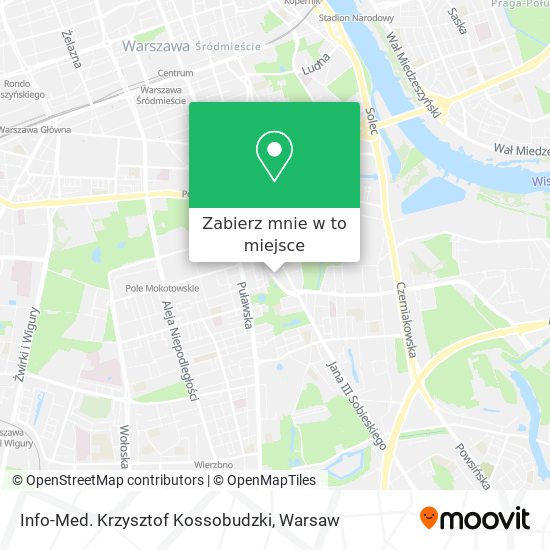 Mapa Info-Med. Krzysztof Kossobudzki