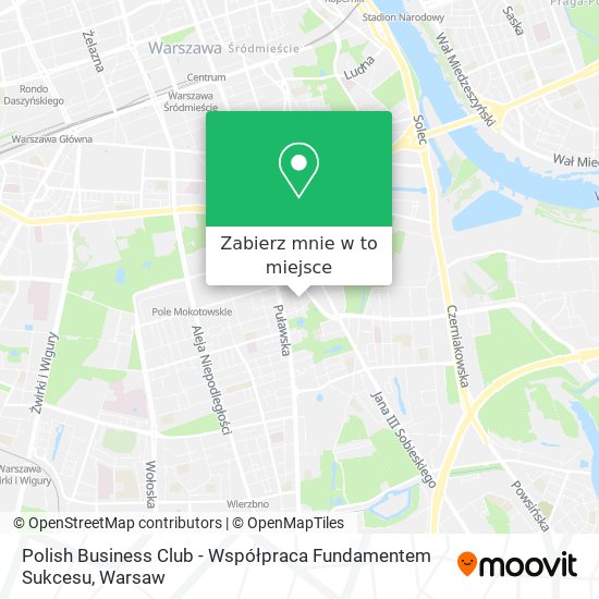 Mapa Polish Business Club - Współpraca Fundamentem Sukcesu