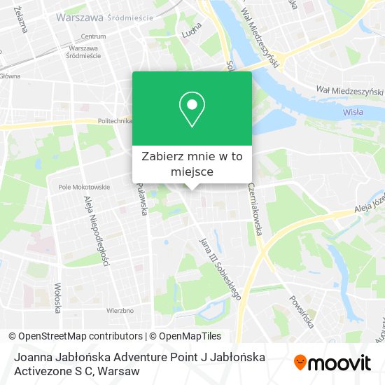 Mapa Joanna Jabłońska Adventure Point J Jabłońska Activezone S C