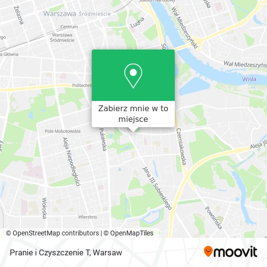 Mapa Pranie i Czyszczenie T