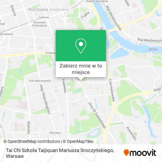 Mapa Tai Chi Szkoła Taijiquan Mariusza Sroczyńskiego