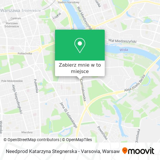 Mapa Needprod Katarzyna Stegnerska - Varsovia