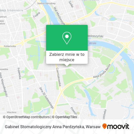 Mapa Gabinet Stomatologiczny Anna Perdzyńska