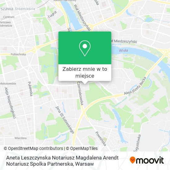 Mapa Aneta Leszczynska Notariusz Magdalena Arendt Notariusz Spolka Partnerska