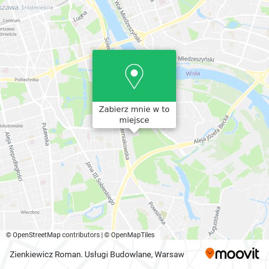 Mapa Zienkiewicz Roman. Usługi Budowlane