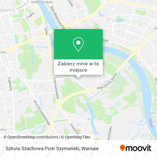 Mapa Szkoła Szachowa Piotr Szymański