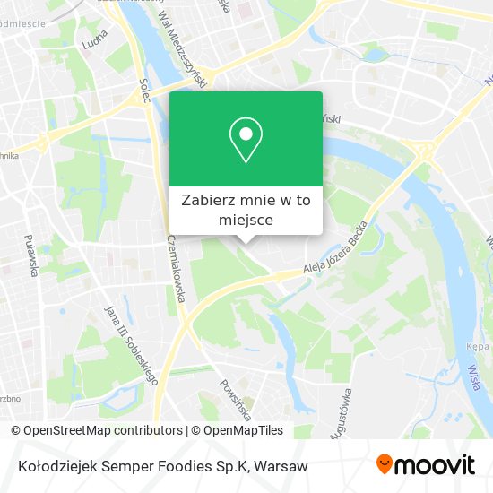 Mapa Kołodziejek Semper Foodies Sp.K