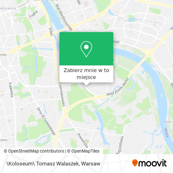 Mapa \Koloseum\ Tomasz Walaszek