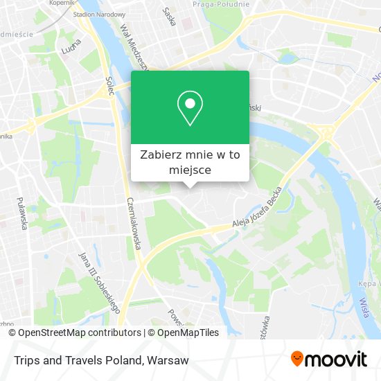 Mapa Trips and Travels Poland