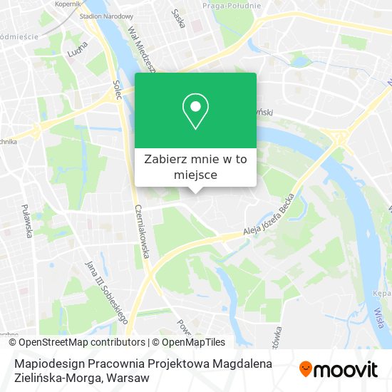 Mapa Mapiodesign Pracownia Projektowa Magdalena Zielińska-Morga