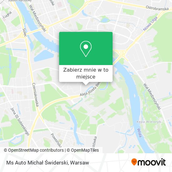 Mapa Ms Auto Michał Świderski