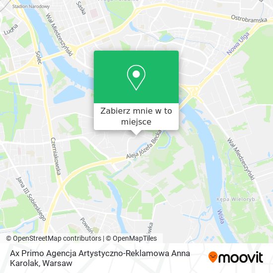 Mapa Ax Primo Agencja Artystyczno-Reklamowa Anna Karolak