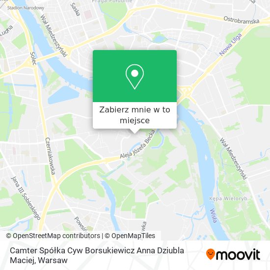 Mapa Camter Spółka Cyw Borsukiewicz Anna Dziubla Maciej