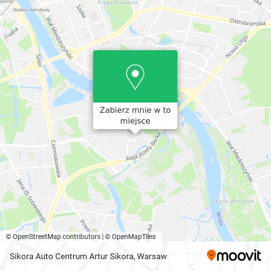 Mapa Sikora Auto Centrum Artur Sikora