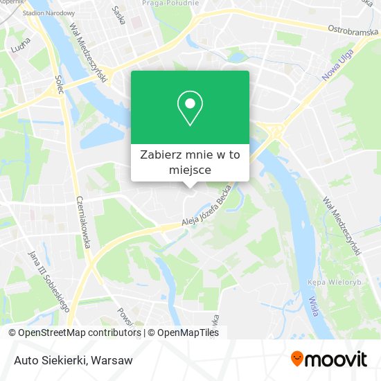 Mapa Auto Siekierki