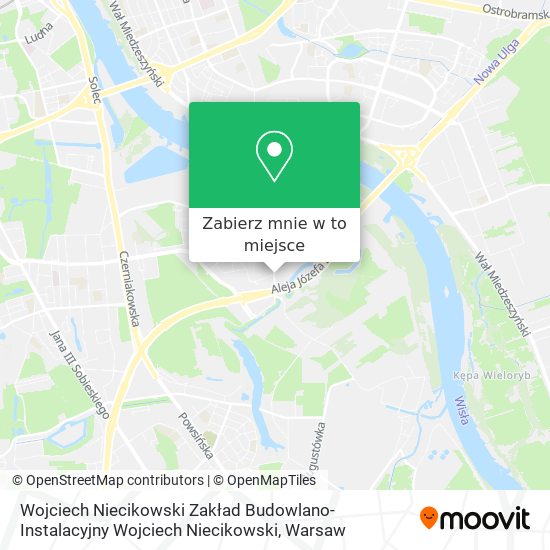 Mapa Wojciech Niecikowski Zakład Budowlano-Instalacyjny Wojciech Niecikowski