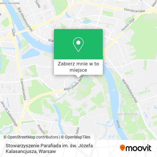 Mapa Stowarzyszenie Parafiada im. św. Józefa Kalasancjusza