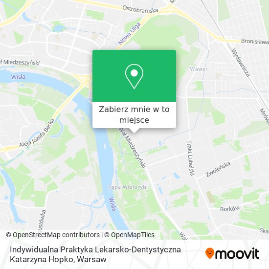 Mapa Indywidualna Praktyka Lekarsko-Dentystyczna Katarzyna Hopko