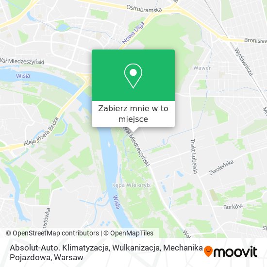 Mapa Absolut-Auto. Klimatyzacja, Wulkanizacja, Mechanika Pojazdowa