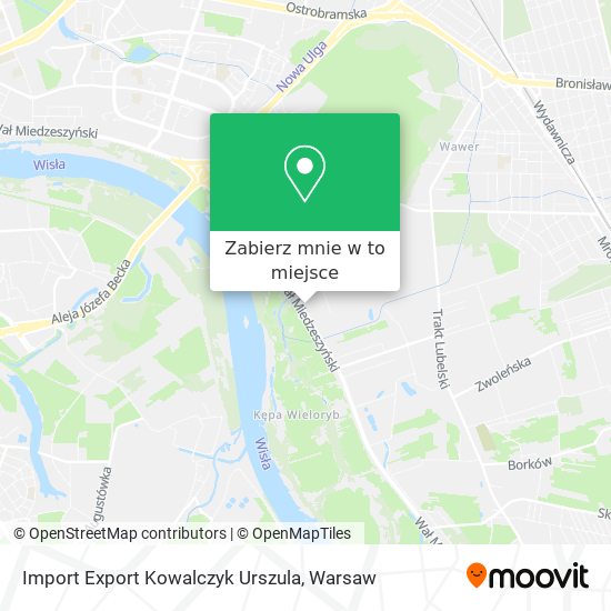 Mapa Import Export Kowalczyk Urszula