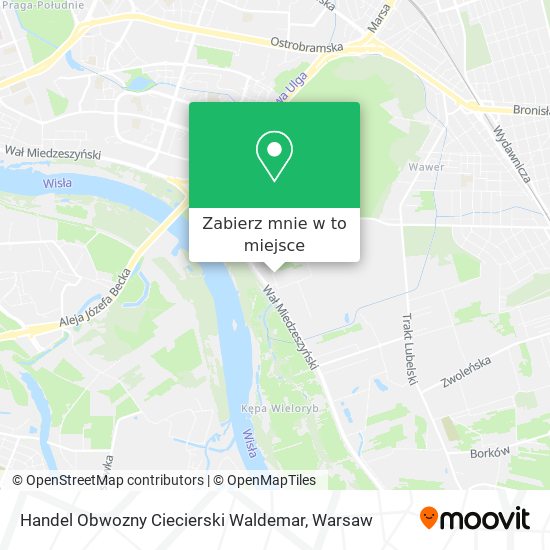 Mapa Handel Obwozny Ciecierski Waldemar