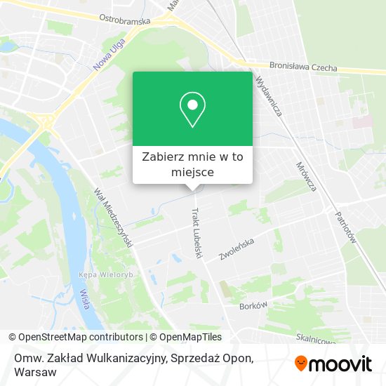 Mapa Omw. Zakład Wulkanizacyjny, Sprzedaż Opon