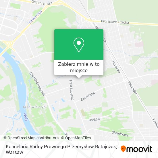 Mapa Kancelaria Radcy Prawnego Przemysław Ratajczak