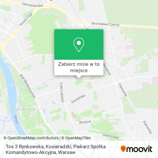 Mapa Tos 3 Rynkowska, Kosieradzki, Piekarz Spółka Komandytowo-Akcyjna