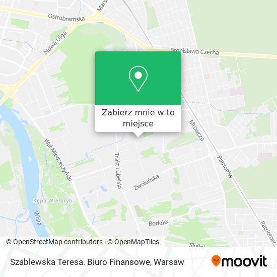 Mapa Szablewska Teresa. Biuro Finansowe