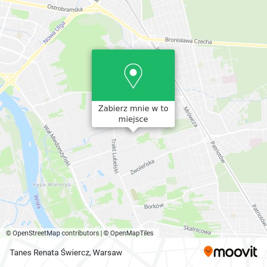 Mapa Tanes Renata Świercz