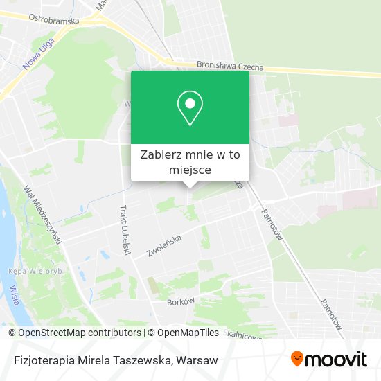 Mapa Fizjoterapia Mirela Taszewska